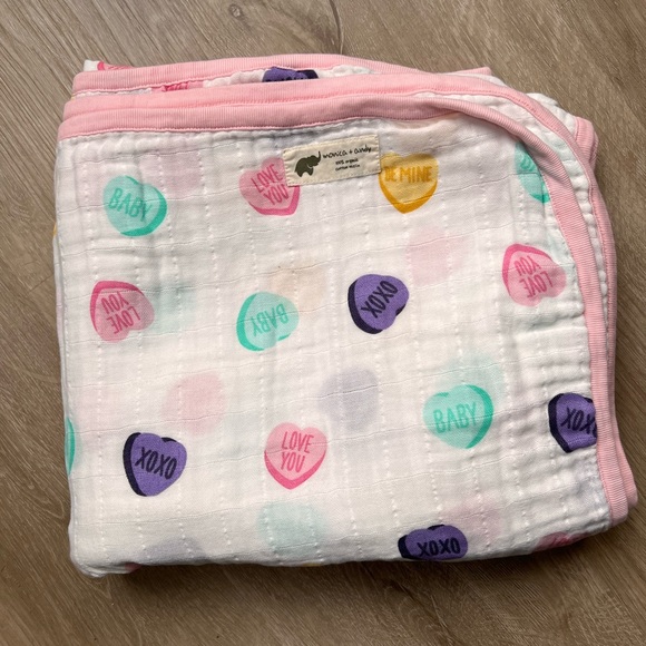 Monica and Andy- Large baby blanket - Picture 3 of 5